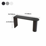 42-inch Height Cocktail Bar Table Industrial Style Wood Rounded Corners Top Bar Table Clearhalo 'Bar Furniture' 'Bar Tables' 'bar_tables' 'furn' 'furn_bar_tables' 'Furniture' 'furniture_bar_tables' 'Kitchen & Dining Furniture' 'kitchen&dining_furn' 'kitchen' 4355035