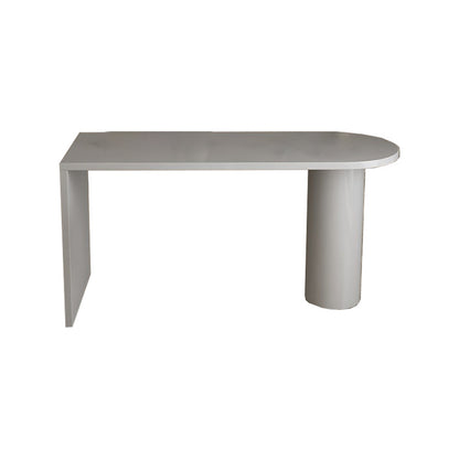 Kitchen Wood Top Counter Table Wood Legs Industrial Style 42-inch Bar Table Grey Without Chairs Clearhalo 'Bar Furniture' 'Bar Tables' 'bar_tables' 'furn' 'furn_bar_tables' 'Furniture' 'furniture_bar_tables' 'Kitchen & Dining Furniture' 'kitchen&dining_furn' 'kitchen' 4355072