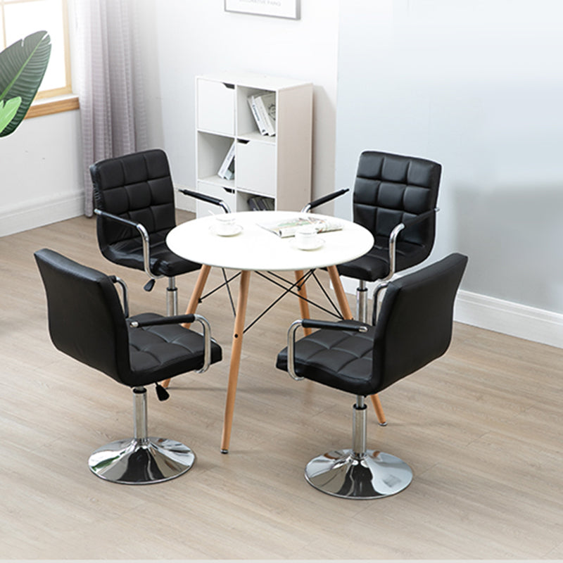 Modern Backrest Liftable Stool Steel Household Bar Stool with Cushion Clearhalo 'Bar Furniture' 'Bar Stools' 'bar_stools' 'furn' 'furn_bar_stools' 'furniture_bar_stools' 'Kitchen & Dining Furniture' 'kitchen&dining_furn' 'kitchen' 'kitchen_furn' Furniture' 4356580