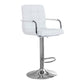 Modern Backrest Liftable Stool Steel Household Bar Stool with Cushion White 1 Piece Counter Stool (24"H) Clearhalo 'Bar Furniture' 'Bar Stools' 'bar_stools' 'furn' 'furn_bar_stools' 'furniture_bar_stools' 'Kitchen & Dining Furniture' 'kitchen&dining_furn' 'kitchen' 'kitchen_furn' Furniture' 4356588