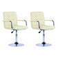Modern Backrest Liftable Stool Steel Household Bar Stool with Cushion Beige 2 Piece Set Short Stool(22"H) Clearhalo 'Bar Furniture' 'Bar Stools' 'bar_stools' 'furn' 'furn_bar_stools' 'furniture_bar_stools' 'Kitchen & Dining Furniture' 'kitchen&dining_furn' 'kitchen' 'kitchen_furn' Furniture' 4356594