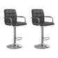 Modern Backrest Liftable Stool Steel Household Bar Stool with Cushion Black 2 Piece Set Clearhalo 'Bar Furniture' 'Bar Stools' 'bar_stools' 'furn' 'furn_bar_stools' 'furniture_bar_stools' 'Kitchen & Dining Furniture' 'kitchen&dining_furn' 'kitchen' 'kitchen_furn' Furniture' 4356603