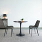 Contemporary 1/2/3/4/5 Pieces Dining Set Stone Dining Furniture Set /Separate Items 3 Pieces: Table, 2 Chairs Clearhalo 'Dining Room Sets' 'Dining Tables & Seating' 'dining_room_set' 'furn' 'furn_dining_room_set' 'Furniture' 'furniture_dining_room_set' 'Kitchen & Dining Furniture' 'kitchen&dining_furn' 'kitchen' 4368929