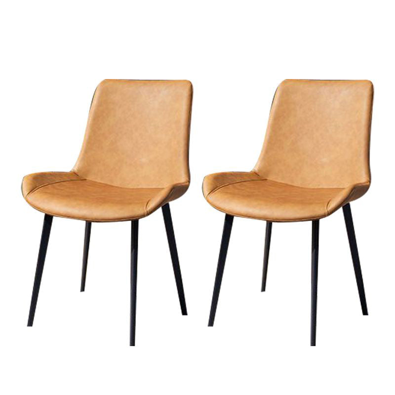 Contemporary 1/2/3/4/5 Pieces Dining Set Stone Dining Furniture Set /Separate Items 2 Brown Chairs Clearhalo 'Dining Room Sets' 'Dining Tables & Seating' 'dining_room_set' 'furn' 'furn_dining_room_set' 'Furniture' 'furniture_dining_room_set' 'Kitchen & Dining Furniture' 'kitchen&dining_furn' 'kitchen' 4368938