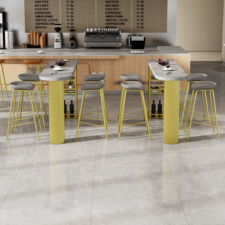 Contemporary Free Form Bar Stool Table Pine Wood Top Bar Table with Storage Clearhalo 'Bar Furniture' 'Bar Tables' 'bar_tables' 'Dining Tables & Seating' 'Dining Tables' 'dining_table' 'furn' 'furn_dining_table' 'Furniture' 'furniture_bar_tables' 'Kitchen & Dining Furniture' 'kitchen&dining_furn' 'kitchen' 4368956