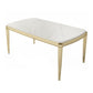 Traditional Luxury Dining Table Rectangle Sintered Stone 4 Legs Table with Wooden Base Clearhalo ' dining_table' 'Dining Tables & Seating' 'Dining Tables' 'furn' 'furn_dining_table' 'Furniture' 'furniture_dining_table' 'Kitchen & Dining Furniture' 'kitchen&dining_furn' 'kitchen' 'kitchen_dining_table' 4369005