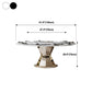 Round Dinette Table Traditional Luxury Dining Site Table with Pedestal Base Clearhalo ' dining_table' 'Dining Tables & Seating' 'Dining Tables' 'furn' 'furn_dining_table' 'Furniture' 'furniture_dining_table' 'Kitchen & Dining Furniture' 'kitchen&dining_furn' 'kitchen' 'kitchen_dining_table' 4369023