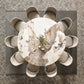 Modern Extendable Dining Table Round Dining Table with 4 Wood Legs Clearhalo ' dining_table' 'Dining Tables & Seating' 'Dining Tables' 'furn' 'furn_dining_table' 'Furniture' 'furniture_dining_table' 'Kitchen & Dining Furniture' 'kitchen&dining_furn' 'kitchen' 'kitchen_dining_table' 4369033