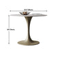 Round Tulip Base Dinette Table Traditional Luxury Dining Room Table for Home Clearhalo ' dining_table' 'Dining Tables & Seating' 'Dining Tables' 'furn' 'furn_dining_table' 'Furniture' 'furniture_dining_table' 'Kitchen & Dining Furniture' 'kitchen&dining_furn' 'kitchen' 'kitchen_dining_table' 4369068