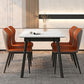 Contemporary Style Extendable Table Stone Rectangle Dining Table for Dining Room 47.2"L x 31.5"W x 29.5"H Without Chairs Clearhalo ' dining_table' 'Dining Tables & Seating' 'Dining Tables' 'furn' 'furn_dining_table' 'Furniture' 'furniture_dining_table' 'Kitchen & Dining Furniture' 'kitchen&dining_furn' 'kitchen' 'kitchen_dining_table' 4369073