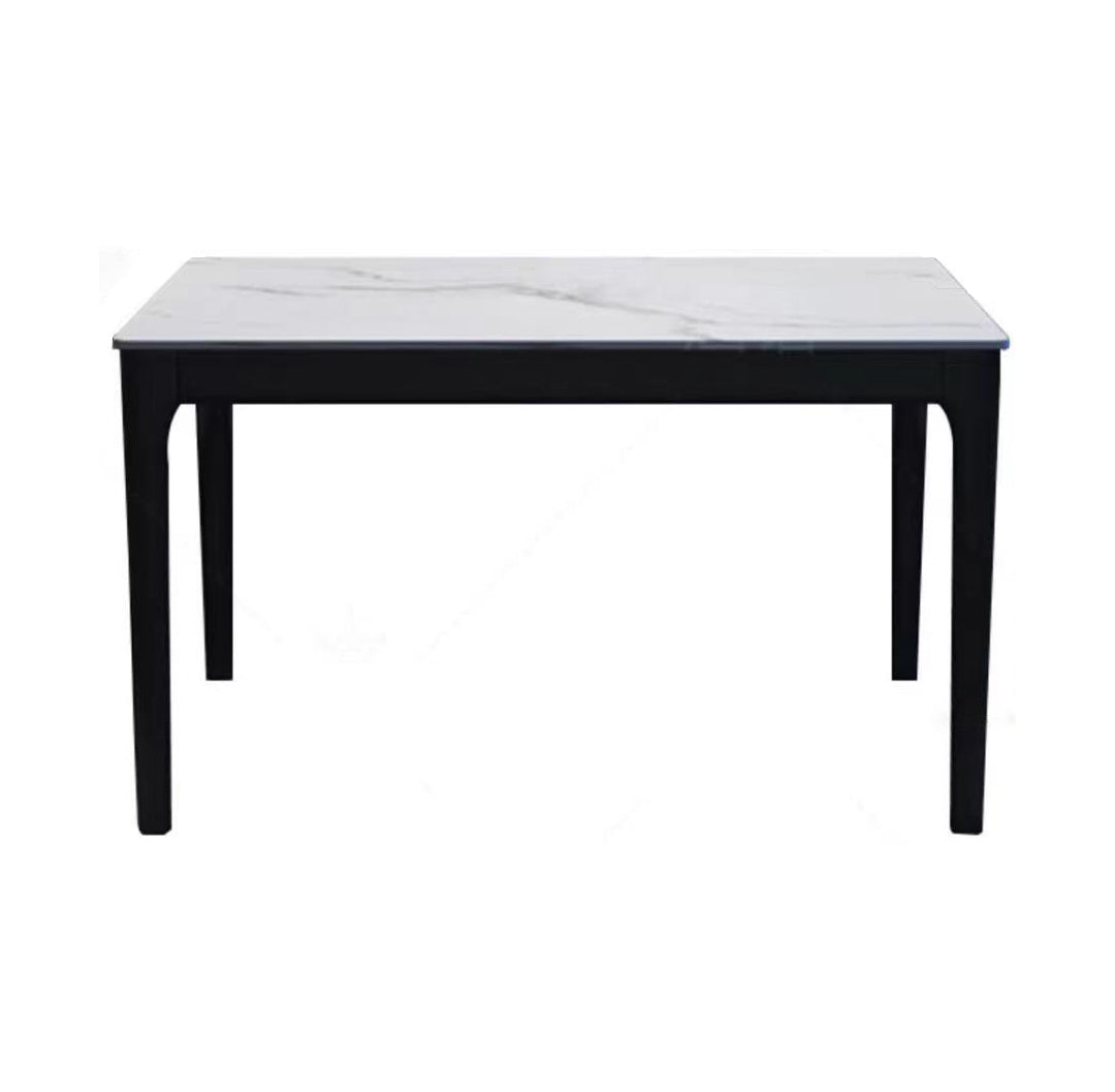 Midcentury Style Dining Room Collection Stone 4 Legs Dinette Table for Indoor White Without Chairs Clearhalo ' dining_table' 'Dining Tables & Seating' 'Dining Tables' 'furn' 'furn_dining_table' 'Furniture' 'furniture_dining_table' 'Kitchen & Dining Furniture' 'kitchen&dining_furn' 'kitchen' 'kitchen_dining_table' 4369089