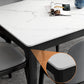 Midcentury Style Dining Room Collection Stone 4 Legs Dinette Table for Indoor Clearhalo ' dining_table' 'Dining Tables & Seating' 'Dining Tables' 'furn' 'furn_dining_table' 'Furniture' 'furniture_dining_table' 'Kitchen & Dining Furniture' 'kitchen&dining_furn' 'kitchen' 'kitchen_dining_table' 4369091