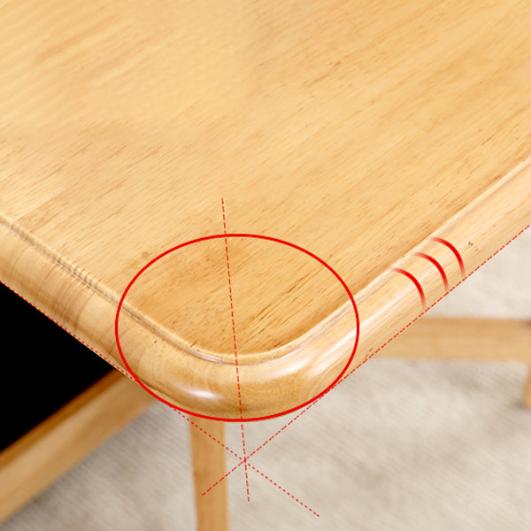 Mid-Century Dining Table Rectangle Solid Wood Drop-Leaf Dining Table for Home Use Clearhalo ' dining_table' 'Dining Tables & Seating' 'Dining Tables' 'furn' 'furn_dining_table' 'Furniture' 'furniture_dining_table' 'Kitchen & Dining Furniture' 'kitchen&dining_furn' 'kitchen' 'kitchen_dining_table' 4369125