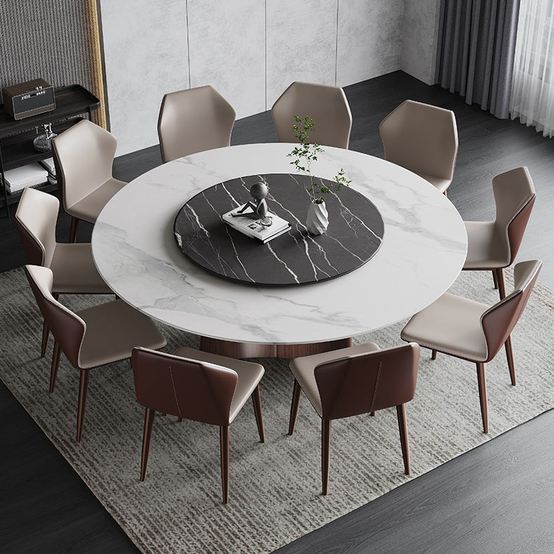 Stone Dining Table Traditional Luxury Round Dining Site Table with Pedestal Base Clearhalo ' dining_table' 'Dining Tables & Seating' 'Dining Tables' 'furn' 'furn_dining_table' 'Furniture' 'furniture_dining_table' 'Kitchen & Dining Furniture' 'kitchen&dining_furn' 'kitchen' 'kitchen_dining_table' 4369182