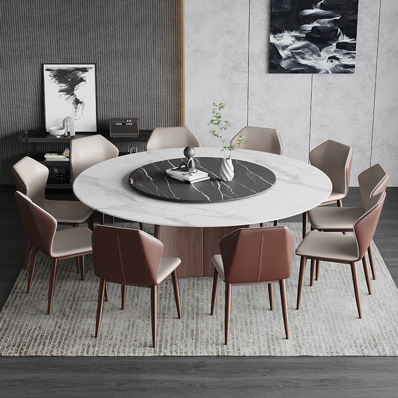 Stone Dining Table Traditional Luxury Round Dining Site Table with Pedestal Base Clearhalo ' dining_table' 'Dining Tables & Seating' 'Dining Tables' 'furn' 'furn_dining_table' 'Furniture' 'furniture_dining_table' 'Kitchen & Dining Furniture' 'kitchen&dining_furn' 'kitchen' 'kitchen_dining_table' 4369183