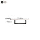 Metal Traditional Luxury Rectangle Indoor Table Sintered Stone Top Table for Home Clearhalo ' dining_table' 'Dining Tables & Seating' 'Dining Tables' 'furn' 'furn_dining_table' 'Furniture' 'furniture_dining_table' 'Kitchen & Dining Furniture' 'kitchen&dining_furn' 'kitchen' 'kitchen_dining_table' 4369198
