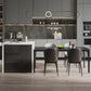 Modern Style Black Dining Table Rectangle Sintered Stone Table with 4 Legs for Kitchen 63"L x 31.5"W x 29.5"H Without Chairs Clearhalo ' dining_table' 'Dining Tables & Seating' 'Dining Tables' 'furn' 'furn_dining_table' 'Furniture' 'furniture_dining_table' 'Kitchen & Dining Furniture' 'kitchen&dining_furn' 'kitchen' 'kitchen_dining_table' 4369201