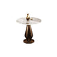 Traditional Luxury Round Furniture Stone Pedestal Base Dining Site Table Pandora Gold Without Chairs Clearhalo ' dining_table' 'Dining Tables & Seating' 'Dining Tables' 'furn' 'furn_dining_table' 'Furniture' 'furniture_dining_table' 'Kitchen & Dining Furniture' 'kitchen&dining_furn' 'kitchen' 'kitchen_dining_table' 4369230