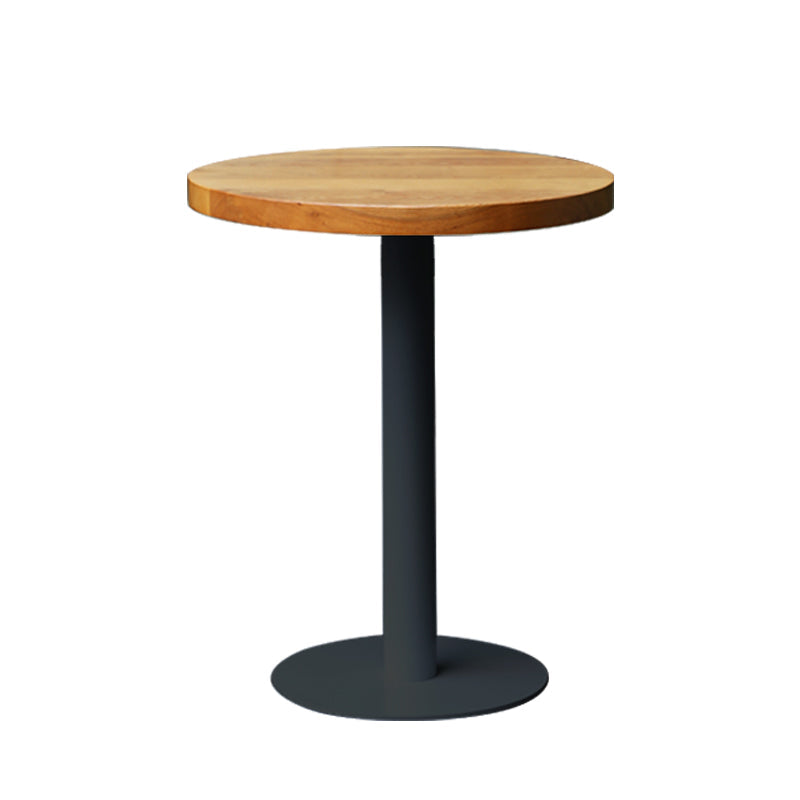 Pedestal Base Dining Site Table Industrial Style Dining Room Collection for Home Round Clearhalo ' dining_table' 'Dining Tables & Seating' 'Dining Tables' 'furn' 'furn_dining_table' 'Furniture' 'furniture_dining_table' 'Kitchen & Dining Furniture' 'kitchen&dining_furn' 'kitchen' 'kitchen_dining_table' 4369277