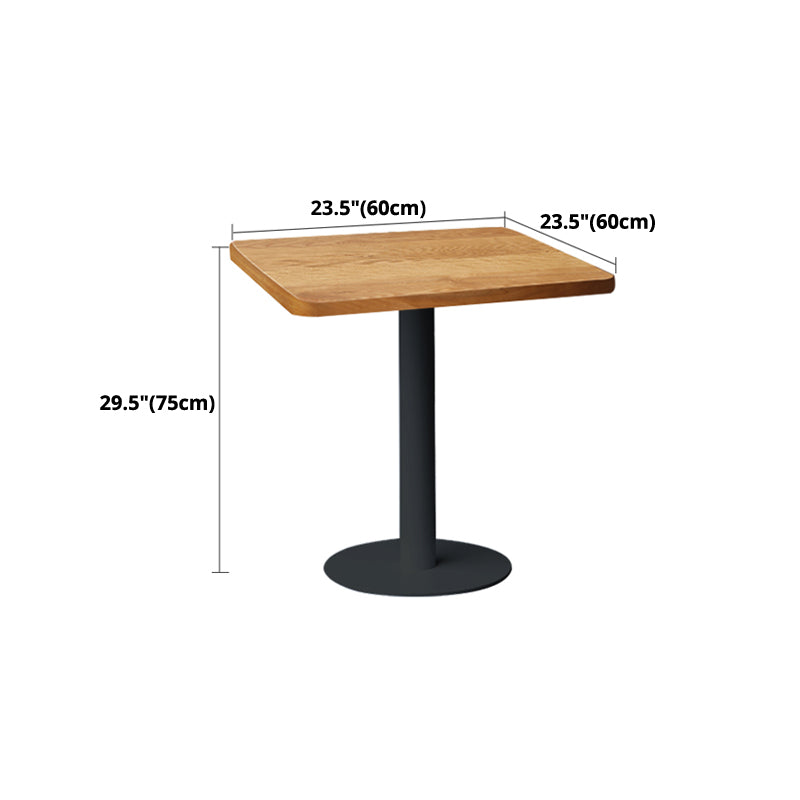 Pedestal Base Dining Site Table Industrial Style Dining Room Collection for Home Clearhalo ' dining_table' 'Dining Tables & Seating' 'Dining Tables' 'furn' 'furn_dining_table' 'Furniture' 'furniture_dining_table' 'Kitchen & Dining Furniture' 'kitchen&dining_furn' 'kitchen' 'kitchen_dining_table' 4369280