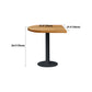 Pedestal Base Dining Site Table Industrial Style Dining Room Collection for Home Clearhalo ' dining_table' 'Dining Tables & Seating' 'Dining Tables' 'furn' 'furn_dining_table' 'Furniture' 'furniture_dining_table' 'Kitchen & Dining Furniture' 'kitchen&dining_furn' 'kitchen' 'kitchen_dining_table' 4369284
