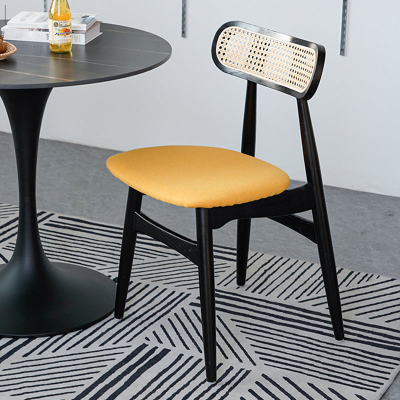 Modern Style Open Back Dining Side Chair Wood Side Dining Chairs for Home Use Clearhalo ' kitchen&dining_furn' 'Dining Chairs' 'Dining Tables & Seating' 'dining_chair' 'furn' 'furn_dining_chair' 'Furniture' 'furniture_dining_chair' 'Kitchen & Dining Furniture' 'kitchen' 4369319