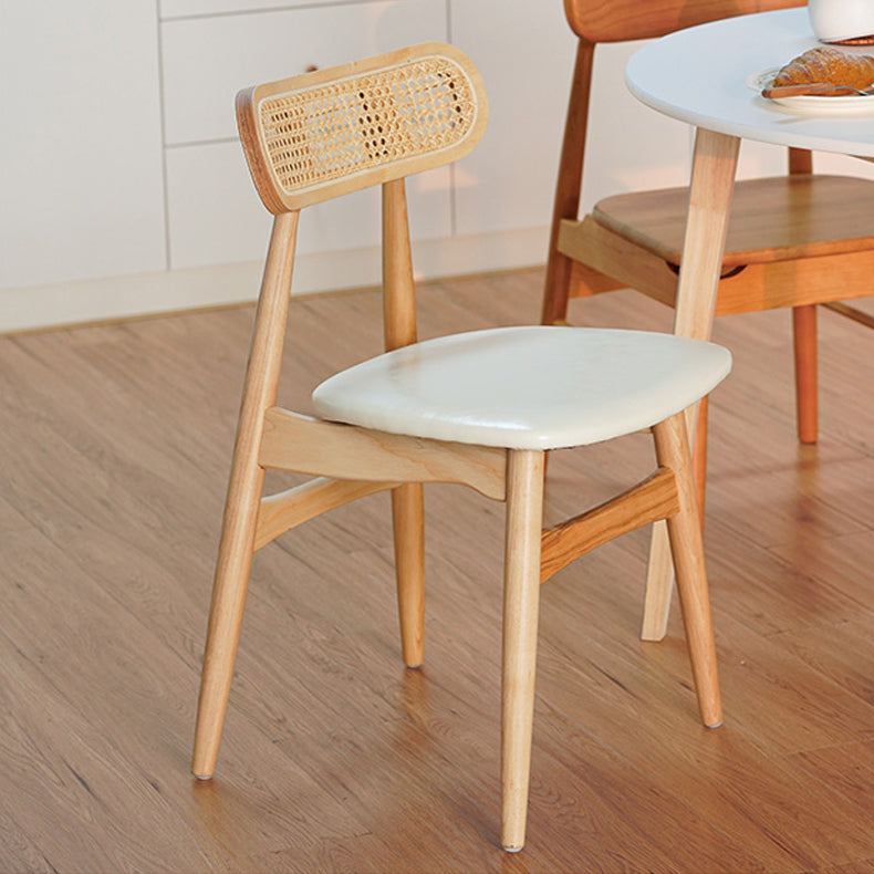 Modern Style Open Back Dining Side Chair Wood Side Dining Chairs for Home Use Clearhalo ' kitchen&dining_furn' 'Dining Chairs' 'Dining Tables & Seating' 'dining_chair' 'furn' 'furn_dining_chair' 'Furniture' 'furniture_dining_chair' 'Kitchen & Dining Furniture' 'kitchen' 4369320