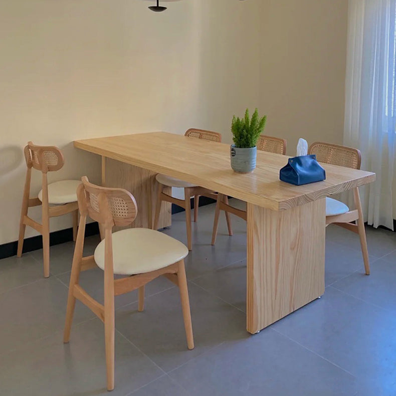 Modern Style Open Back Dining Side Chair Wood Side Dining Chairs for Home Use Clearhalo ' kitchen&dining_furn' 'Dining Chairs' 'Dining Tables & Seating' 'dining_chair' 'furn' 'furn_dining_chair' 'Furniture' 'furniture_dining_chair' 'Kitchen & Dining Furniture' 'kitchen' 4369322