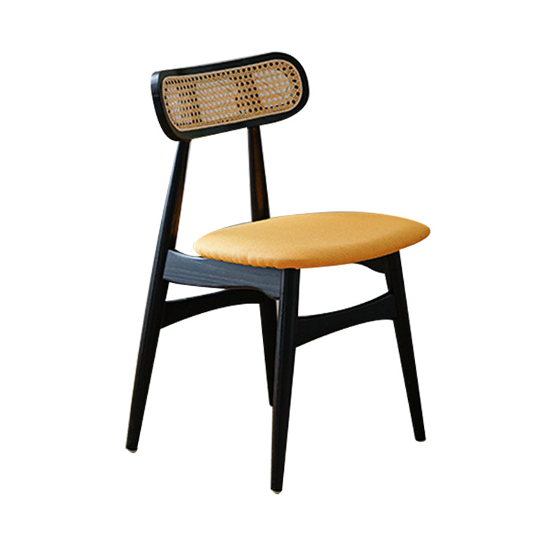 Modern Style Open Back Dining Side Chair Wood Side Dining Chairs for Home Use Clearhalo ' kitchen&dining_furn' 'Dining Chairs' 'Dining Tables & Seating' 'dining_chair' 'furn' 'furn_dining_chair' 'Furniture' 'furniture_dining_chair' 'Kitchen & Dining Furniture' 'kitchen' 4369324