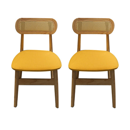 Modern Style Open Back Dining Side Chair Wood Side Dining Chairs for Home Use Beige 2 Piece Set Clearhalo ' kitchen&dining_furn' 'Dining Chairs' 'Dining Tables & Seating' 'dining_chair' 'furn' 'furn_dining_chair' 'Furniture' 'furniture_dining_chair' 'Kitchen & Dining Furniture' 'kitchen' 4369328