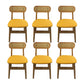 Modern Style Open Back Dining Side Chair Wood Side Dining Chairs for Home Use Beige 6 Piece Set Clearhalo ' kitchen&dining_furn' 'Dining Chairs' 'Dining Tables & Seating' 'dining_chair' 'furn' 'furn_dining_chair' 'Furniture' 'furniture_dining_chair' 'Kitchen & Dining Furniture' 'kitchen' 4369332