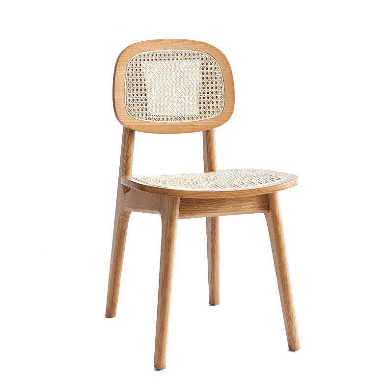 Modern Style Open Back Dining Side Chair Armless Cane Back Dining Chairs Clearhalo ' kitchen&dining_furn' 'Dining Chairs' 'Dining Tables & Seating' 'dining_chair' 'furn' 'furn_dining_chair' 'Furniture' 'furniture_dining_chair' 'Kitchen & Dining Furniture' 'kitchen' 4369360