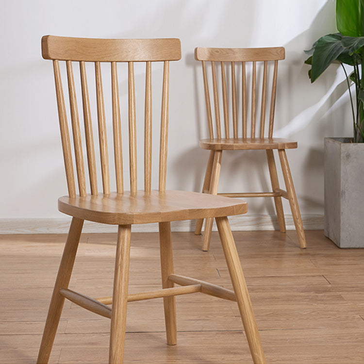 Contemporary Windsor Back Armless Side Chairs Wood Side Dining Chairs for Home Clearhalo ' kitchen&dining_furn' 'Dining Chairs' 'Dining Tables & Seating' 'dining_chair' 'furn' 'furn_dining_chair' 'Furniture' 'furniture_dining_chair' 'Kitchen & Dining Furniture' 'kitchen' 4369372