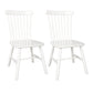 Wood Contemporary Side Chairs Windsor Back Dining Chairs for Home White 2 Piece Set Clearhalo ' kitchen&dining_furn' 'Dining Chairs' 'Dining Tables & Seating' 'dining_chair' 'furn' 'furn_dining_chair' 'Furniture' 'furniture_dining_chair' 'Kitchen & Dining Furniture' 'kitchen' 4369391