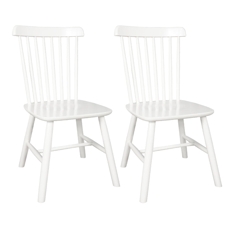 Wood Contemporary Side Chairs Windsor Back Dining Chairs for Home White 2 Piece Set Clearhalo ' kitchen&dining_furn' 'Dining Chairs' 'Dining Tables & Seating' 'dining_chair' 'furn' 'furn_dining_chair' 'Furniture' 'furniture_dining_chair' 'Kitchen & Dining Furniture' 'kitchen' 4369391