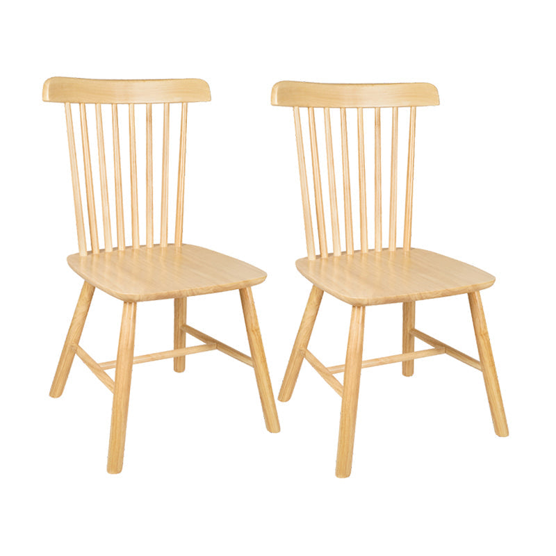Wood Contemporary Side Chairs Windsor Back Dining Chairs for Home Natural 2 Piece Set Clearhalo ' kitchen&dining_furn' 'Dining Chairs' 'Dining Tables & Seating' 'dining_chair' 'furn' 'furn_dining_chair' 'Furniture' 'furniture_dining_chair' 'Kitchen & Dining Furniture' 'kitchen' 4369401