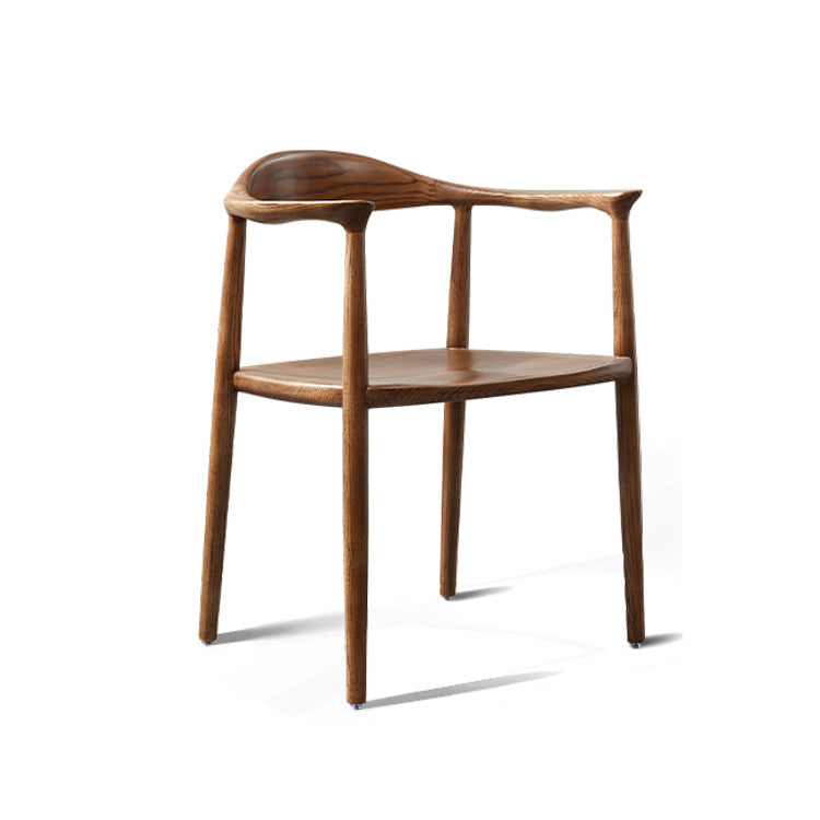 Traditional Ash Arm Dining Chairs Solid Wood Open Back Home Armchairs Clearhalo ' kitchen&dining_furn' 'Dining Chairs' 'Dining Tables & Seating' 'dining_chair' 'furn' 'furn_dining_chair' 'Furniture' 'furniture_dining_chair' 'Kitchen & Dining Furniture' 'kitchen' 4369448