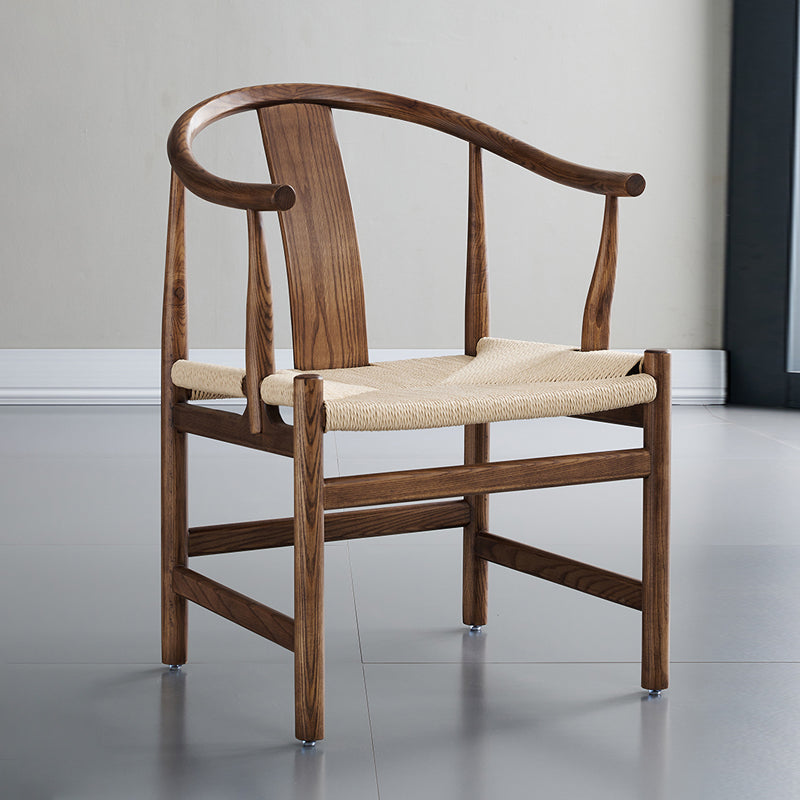 Solid Wood Traditional Dining Chairs Slat Back Kitchen Armchairs Clearhalo ' kitchen&dining_furn' 'Dining Chairs' 'Dining Tables & Seating' 'dining_chair' 'furn' 'furn_dining_chair' 'Furniture' 'furniture_dining_chair' 'Kitchen & Dining Furniture' 'kitchen' 4369539