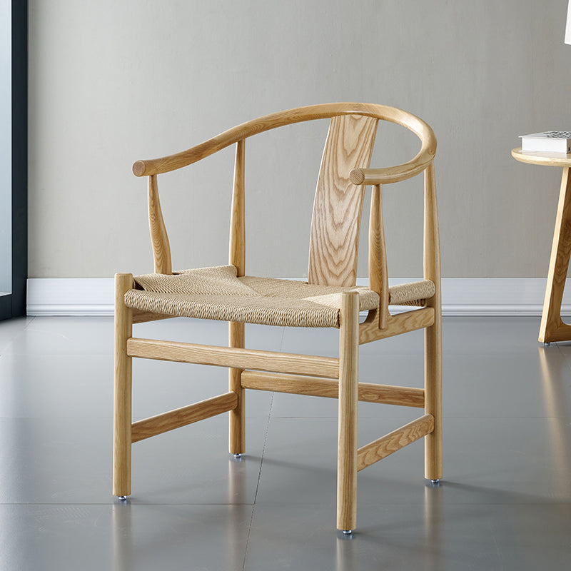 Solid Wood Traditional Dining Chairs Slat Back Kitchen Armchairs Wood 1 Piece Clearhalo ' kitchen&dining_furn' 'Dining Chairs' 'Dining Tables & Seating' 'dining_chair' 'furn' 'furn_dining_chair' 'Furniture' 'furniture_dining_chair' 'Kitchen & Dining Furniture' 'kitchen' 4369540