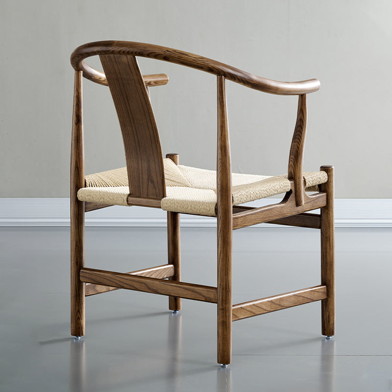 Solid Wood Traditional Dining Chairs Slat Back Kitchen Armchairs Clearhalo ' kitchen&dining_furn' 'Dining Chairs' 'Dining Tables & Seating' 'dining_chair' 'furn' 'furn_dining_chair' 'Furniture' 'furniture_dining_chair' 'Kitchen & Dining Furniture' 'kitchen' 4369542