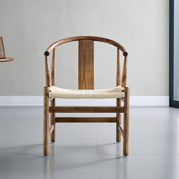 Solid Wood Traditional Dining Chairs Slat Back Kitchen Armchairs Clearhalo ' kitchen&dining_furn' 'Dining Chairs' 'Dining Tables & Seating' 'dining_chair' 'furn' 'furn_dining_chair' 'Furniture' 'furniture_dining_chair' 'Kitchen & Dining Furniture' 'kitchen' 4369544