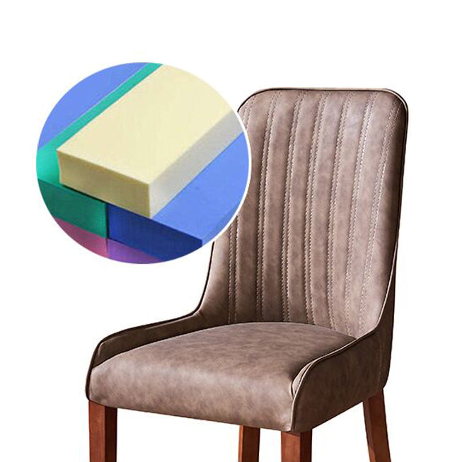 Minimalist Leather Dining Chairs Upholstered Armless Solid Back Chairs Clearhalo ' kitchen&dining_furn' 'Dining Chairs' 'Dining Tables & Seating' 'dining_chair' 'furn' 'furn_dining_chair' 'Furniture' 'furniture_dining_chair' 'Kitchen & Dining Furniture' 'kitchen' 4369564