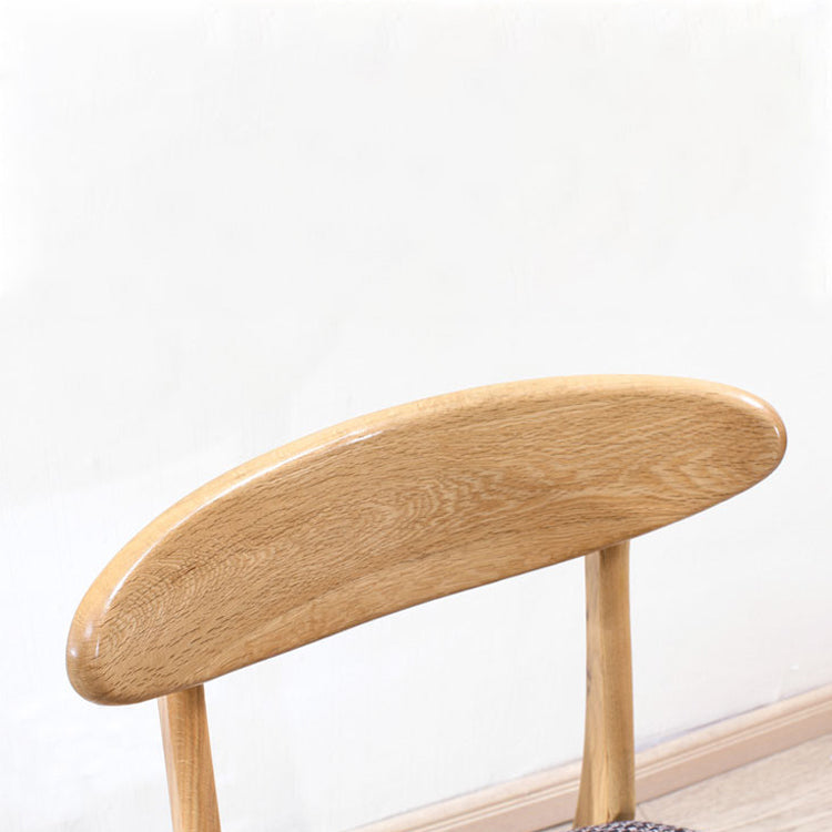 Minimalist Open Back Dining Side Chair Wooden Legs Armless Side Chairs for Kitchen Clearhalo ' kitchen&dining_furn' 'Dining Chairs' 'Dining Tables & Seating' 'dining_chair' 'furn' 'furn_dining_chair' 'Furniture' 'furniture_dining_chair' 'Kitchen & Dining Furniture' 'kitchen' 4369579