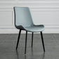 Contemporary Style Dining Chairs Armless Kitchen Side Chairs with Metal Legs Light Blue 1 Piece Clearhalo ' kitchen&dining_furn' 'Dining Chairs' 'Dining Tables & Seating' 'dining_chair' 'furn' 'furn_dining_chair' 'Furniture' 'furniture_dining_chair' 'Kitchen & Dining Furniture' 'kitchen' 4369654