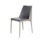 Contemporary Solid Back Armless Chairs Leather Dining Chairs for Kitchen Grey 1 Piece Clearhalo ' kitchen&dining_furn' 'Dining Chairs' 'Dining Tables & Seating' 'dining_chair' 'furn' 'furn_dining_chair' 'Furniture' 'furniture_dining_chair' 'Kitchen & Dining Furniture' 'kitchen' 4369710