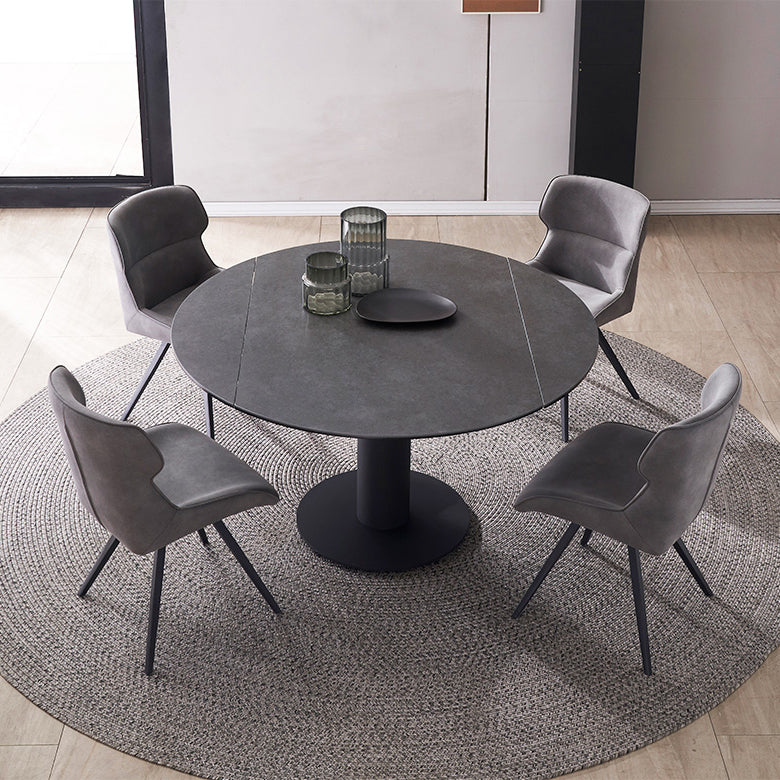 Contemporary Style Arm Leather Dining Chairs Wingback Chair for Kitchen Clearhalo ' kitchen&dining_furn' 'Dining Chairs' 'Dining Tables & Seating' 'dining_chair' 'furn' 'furn_dining_chair' 'Furniture' 'furniture_dining_chair' 'Kitchen & Dining Furniture' 'kitchen' 4369741