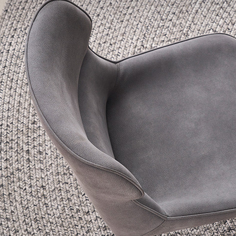 Contemporary Style Arm Leather Dining Chairs Wingback Chair for Kitchen Clearhalo ' kitchen&dining_furn' 'Dining Chairs' 'Dining Tables & Seating' 'dining_chair' 'furn' 'furn_dining_chair' 'Furniture' 'furniture_dining_chair' 'Kitchen & Dining Furniture' 'kitchen' 4369745