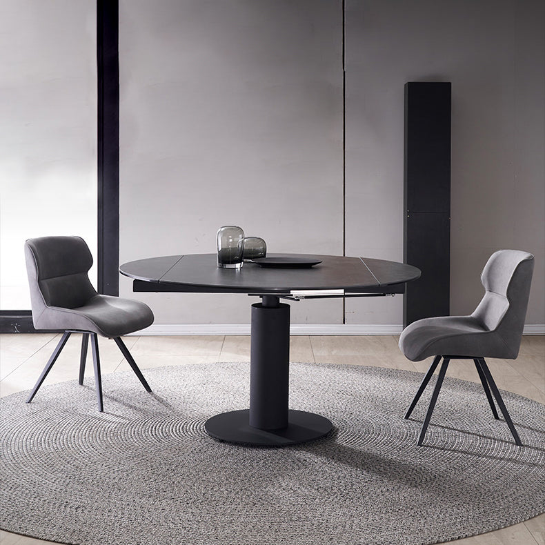 Contemporary Style Arm Leather Dining Chairs Wingback Chair for Kitchen Clearhalo ' kitchen&dining_furn' 'Dining Chairs' 'Dining Tables & Seating' 'dining_chair' 'furn' 'furn_dining_chair' 'Furniture' 'furniture_dining_chair' 'Kitchen & Dining Furniture' 'kitchen' 4369749