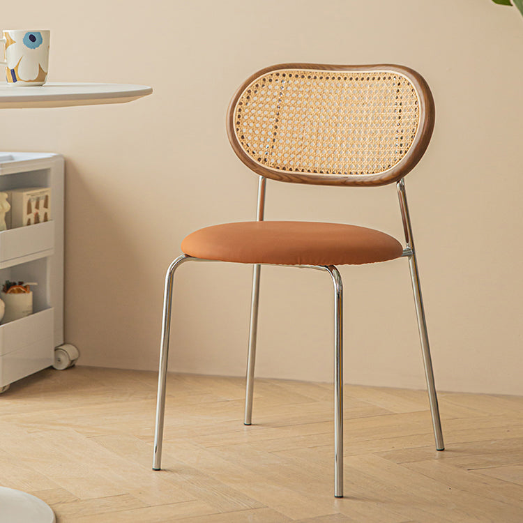 Modern Style Dining Chairs Armless Side Open Back Chair with Metal Legs for Kitchen Clearhalo ' kitchen&dining_furn' 'Dining Chairs' 'Dining Tables & Seating' 'dining_chair' 'furn' 'furn_dining_chair' 'Furniture' 'furniture_dining_chair' 'Kitchen & Dining Furniture' 'kitchen' 4369751