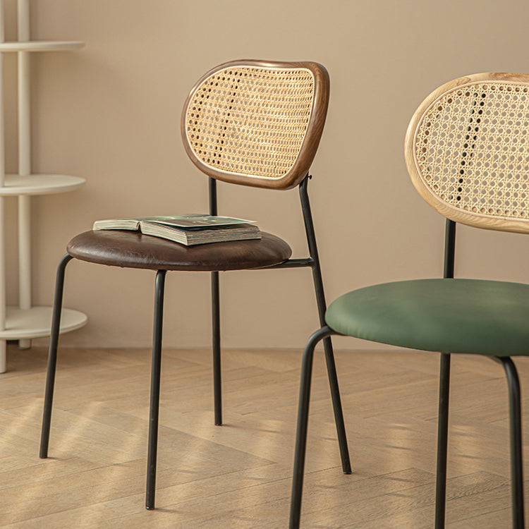 Modern Style Dining Chairs Armless Side Open Back Chair with Metal Legs for Kitchen Clearhalo ' kitchen&dining_furn' 'Dining Chairs' 'Dining Tables & Seating' 'dining_chair' 'furn' 'furn_dining_chair' 'Furniture' 'furniture_dining_chair' 'Kitchen & Dining Furniture' 'kitchen' 4369757